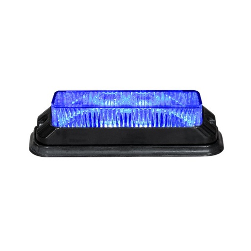 [5850165HP-B] 4-LED "HP FLASH" Strobe/Warning Light Blue 12-24V