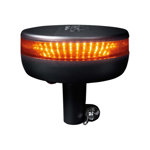 [5850951] Cruise Light LED Beacon Warning Light | Pole Mounting | Smoked Lens | Ø140mm