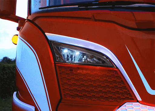 [463240916] DUO LED Position Light + Strobe for Grille Driving Light Scania R&S NextGen 2023+