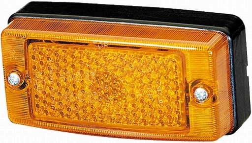 [463361001] Hella - Amber Marker Light with Reflector