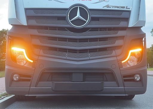 [463621030] DRL LED Units for Mercedes Actros MP5 - Amber
