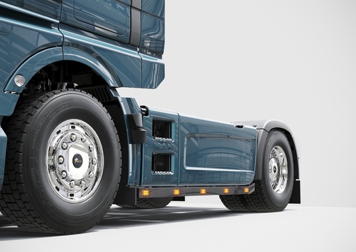[84MAN30001-P1] Old School Sidebars MAN TG3 - Wheelbase 3.600mm - Set with lights & cables / 10m connection to vehicle electronic/dashboard