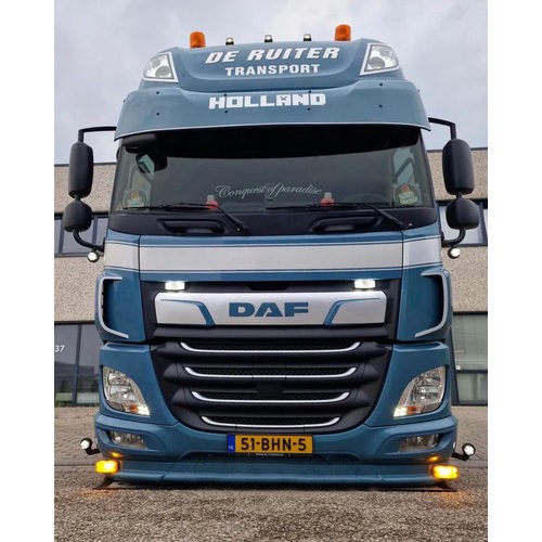 [2DFCFE6TLG] Bumper Spoiler for DAF CF Euro 6 | 2x Yellow Talmu
