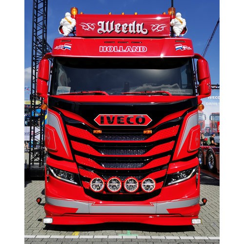 [2IVSWAYBSTLW] Bumper Spoiler for Iveco S-Way | 2x White Talmu