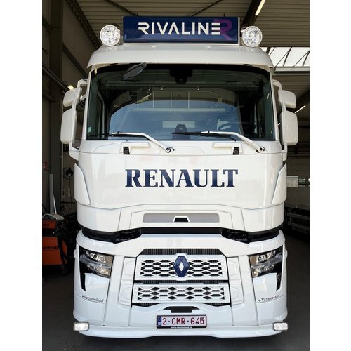 [2RNTSXXOSTLW] Bumper Spoiler for Renault T Series | Type 1 | 2x White Talmu
