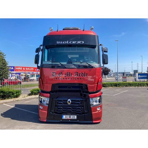 [2RTTEXXOS3LT2] Bumper Spoiler for Renault T Series | Type 2 | 3 Round Lightholes