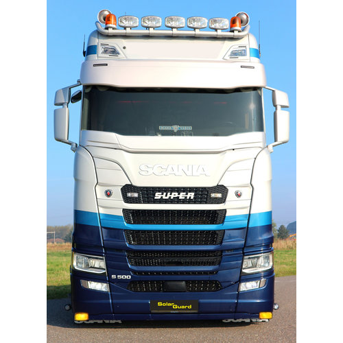 [2SCNGOSXST7W] Bumper Spoiler for Scania NextGen with Low Bumper | Type 7 | 2x White Talmu