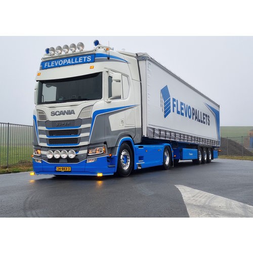[2SCNGOSXST7Y] Bumper Spoiler for Scania NextGen with Low Bumper | Type 7 | 2x Yellow Talmu