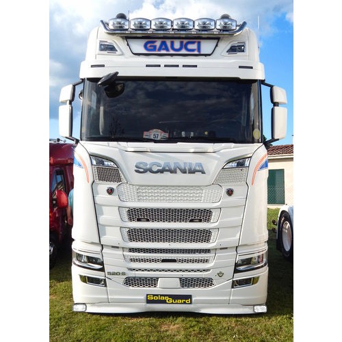 [2SCNGOSXSTLWT2] Bumper Spoiler for Scania NextGen with Low Bumper | Type 2 | 2x White Talmu
