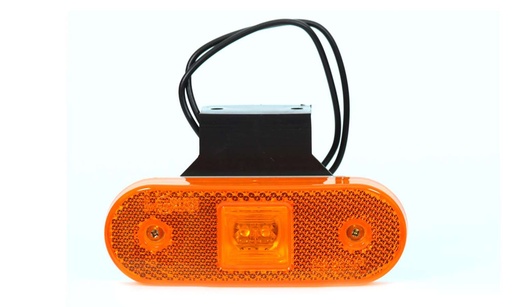 [5800196] LED Position Light with Reflector & E-Mark 12-24V - Amber