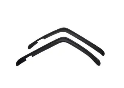 [43317372] Side Window Deflectors for Mercedes Actros MP4/5 + Antos with Mirrors| Tape Mounting