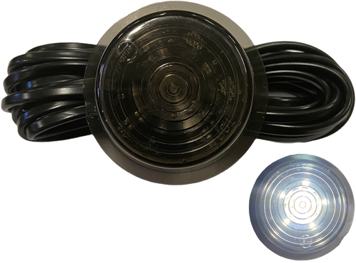 [46350192BL] Gylle Side Marker 6-LED Xenon White | Black-Line