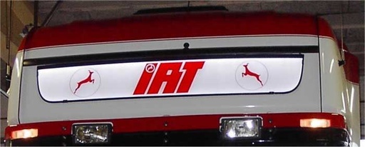 [182SC164RHH] Nedking Ultra Thin LED Truck Sign for Scania 4 & R Series Topline (164,5) - White LEDs