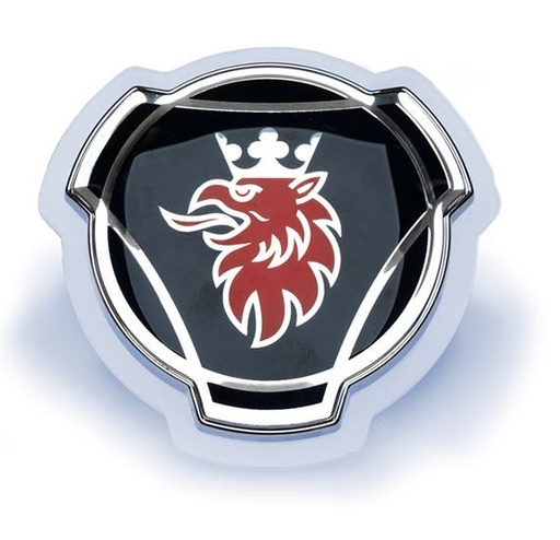 [463240873W] Illuminated Scania LED Emblem - White